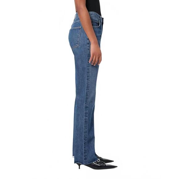 NEW AGOLDE leena high waisted jeans in placebo - Picture 4 of 4